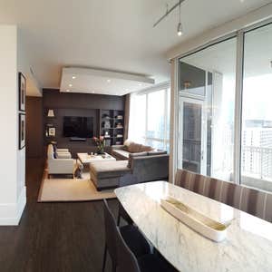 breakfast open to living room