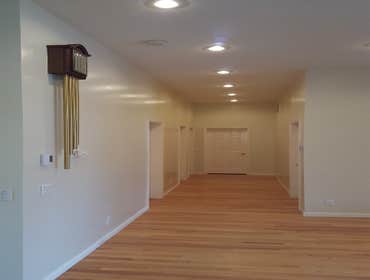 Johnson Drive house Complete paint job performed inside house in all rooms also several items repaired through out house with new light fixtures wood f