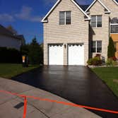 Freshly Sealed Driveway