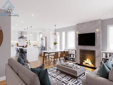 Kitchen and Living Room Remodel - Los Gatos, CA
