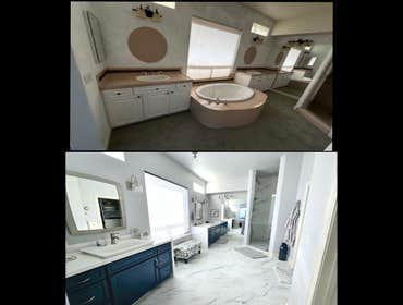 Photos by Linear Star Construction LLC #2 Bathroom Remodel