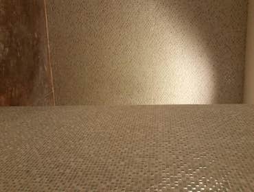 Sheet tile master shower