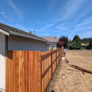 Photos by Mt Olympus Home Services LLC #1 Old growth cedar fence milled here by some gentlemen and sequim. We pulled this tree out of the woods to...