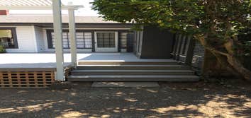 Deck & Trellis in South Salem This is a rebuild of a deck I did 25 years ago. The new composite decking replaced the old rotted painted wood deck.