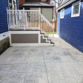 Garage and deck build