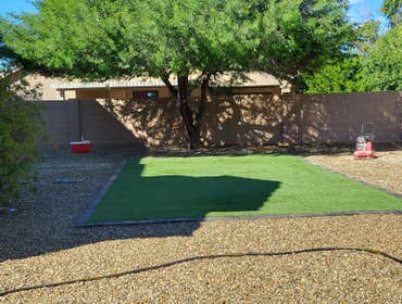 Turf installation