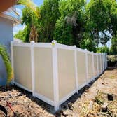 Wood and Vinyl Fence