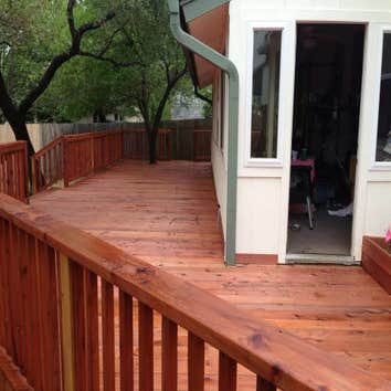 Custom Cedar Deck