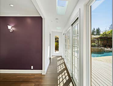 French Windows Leading to Yard