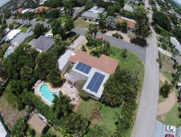 Project photos Solar electric project and solar hot water heater