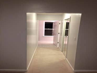 hallway after remodel