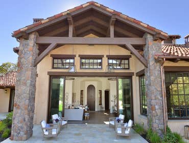 Custom home in wine country New construction