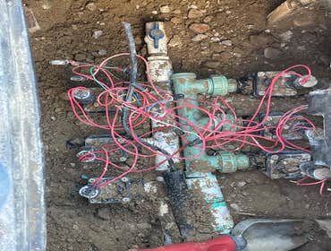 PVB & Sprinkler Manifold Replacement The customer kept having blow outs on the pressure vacuum breaker for the sprinkler and the manifold that diverts 