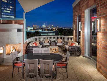 Luxury Urban This urban luxury home features many unique finishes to the downtown Phoenix area. The kitchen boasts finishes such as concrete counters,