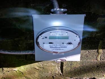 new electric meter install
