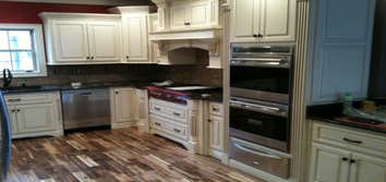 Home with storm damage Custom home built by R.P. Enterprise