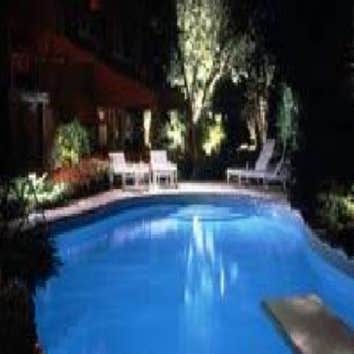 J. Bridger Outdoor lighting of 8000 sq. ft. home in hidden Hills, CA