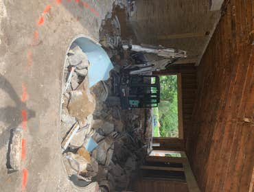 Photos by EXCAVO Construction CO #2 Pool demolition