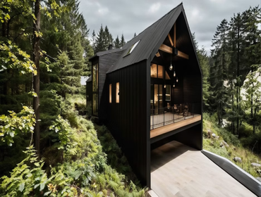 A-Frame Retreat with Expansive Forest Views