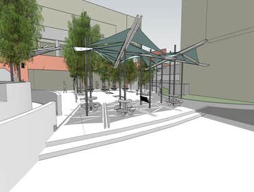 UNM Health Sciences Center - Stage Canopy