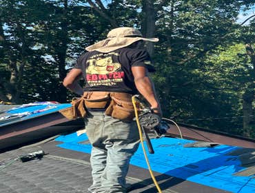 Photos by Red Patch Roofing & Contracting, LLC #4 New roof and siding stain
