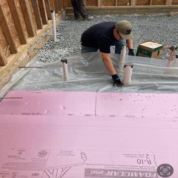 Heated/insulated concrete floors