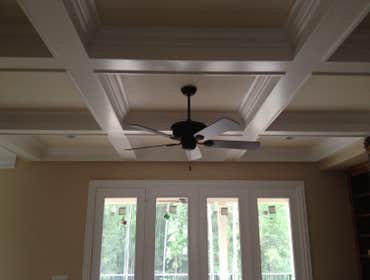 Project photos from Bass Electrical Services Electrical work on a new construction house.