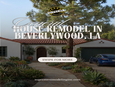 General remodeling in Beverlywood, Los Angeles From full-scale exterior upgrades to custom interior builds, see how Supreme Remodeling elevates every c