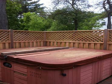 Decks Composite decking
Cedar decking
Pressure treated decking