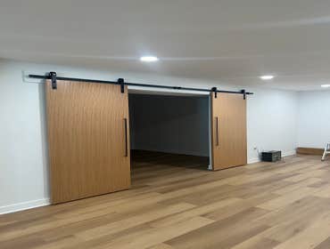 Photos from TGC Remodeling Pool room convert to three one bedroom apartments. Job - convert former pool room in basement of apartment building to three
