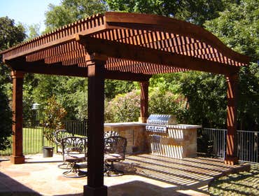 cedar pergola