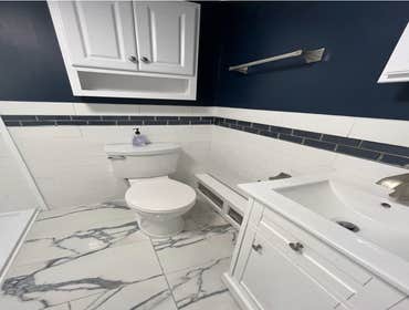 Custom Tile Full Tile Project floor and walls
