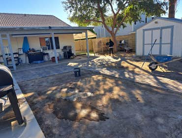 Paver installation native blend