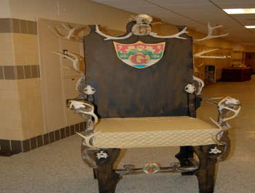 Theatrical Gaston's chair