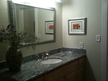 K Morales Construction Project interior remodels of bathrooms
Retaining wall on side of hill
Dual headed custom built shower