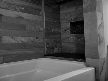 Modern Tub Surround Tile Work