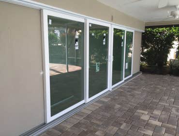 Cape Coral. FL Another quality replacement windows and sliding glass doors project by HIS inc. All glass is laminated impact resistant and insulated f