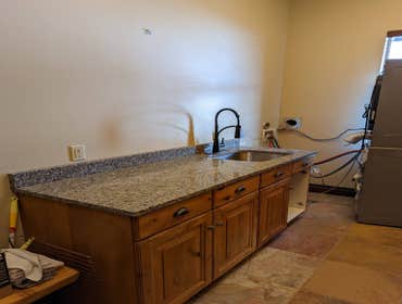 Deer mountain custom cabinet and counter