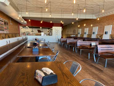 Your Pie Pizza Monroe Ga Interior build out of Your Pie pizza restaurant
