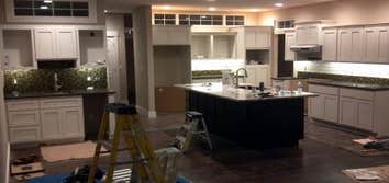 Kitchen remodel in progress
