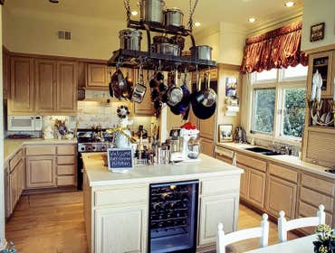 1991: Country French Ocean View Kitchen This small 60 sf addition created a room that looked and functioned a lot larger than one would have expected b