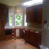 Project photos from NCH General Contractors,Inc. Kitchen during and after construction