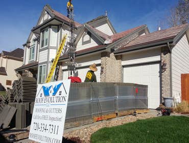 Photo(s) from Roof Evolution LLC Re roof from presidential asphalt shingle to a superior Boral concrete tile roof
