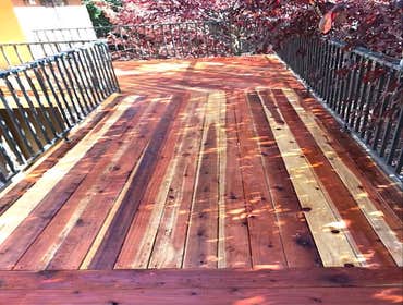 Wood Deck Building - Completed