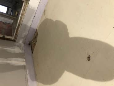 Ceiling repair-before