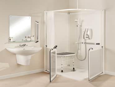 complete handicap bathroom remolding