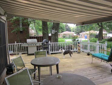 Windows, Doors,Awnings & Window Treatments Different projects we have done from windows, doors & decks. We also specialize in HVAC! We roof houses to 