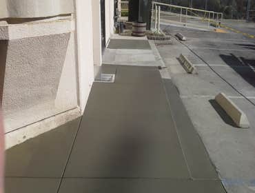 Roof drain new wheelchair ramp