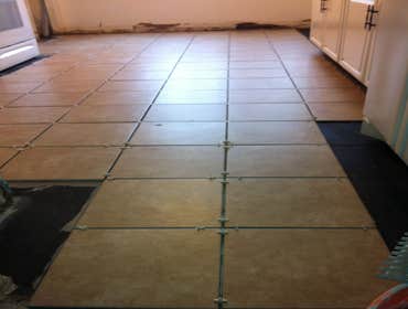 Mclaughlin Home Improvement Project KITCHEN AND HALLWAY CERAMIC TILE INSTALL