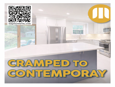 Cramped to Contemporary Kitchen Remodel | Northern Virginia Transformation This kitchen renovation transformed a cramped, outdated space into a clean a